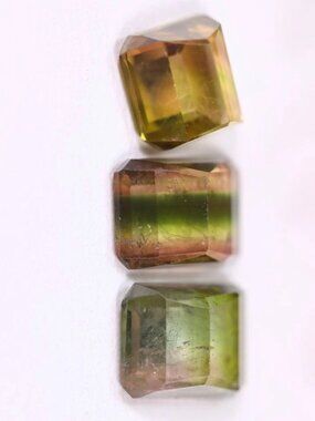 5.52 ct Natural Bicolor Tourmaline Set (3 pcs)
